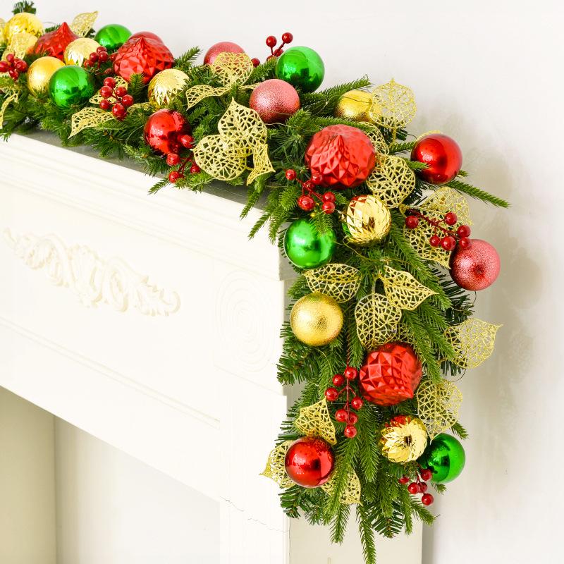 2.7m Christmas Garland for Decoration - Tree, Wreath, Wall, Door Hanging, Hotel, Shopping Mall Display