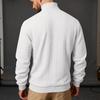 Men's Heavyweight American Style Cable Knit High Neck Winter Hoodie