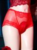 Sexy Men False Lace 3D U Convex Pouch G-string Sheer See Through U Convex Pouch G-string Sexy Home Gay Wear Plus Size