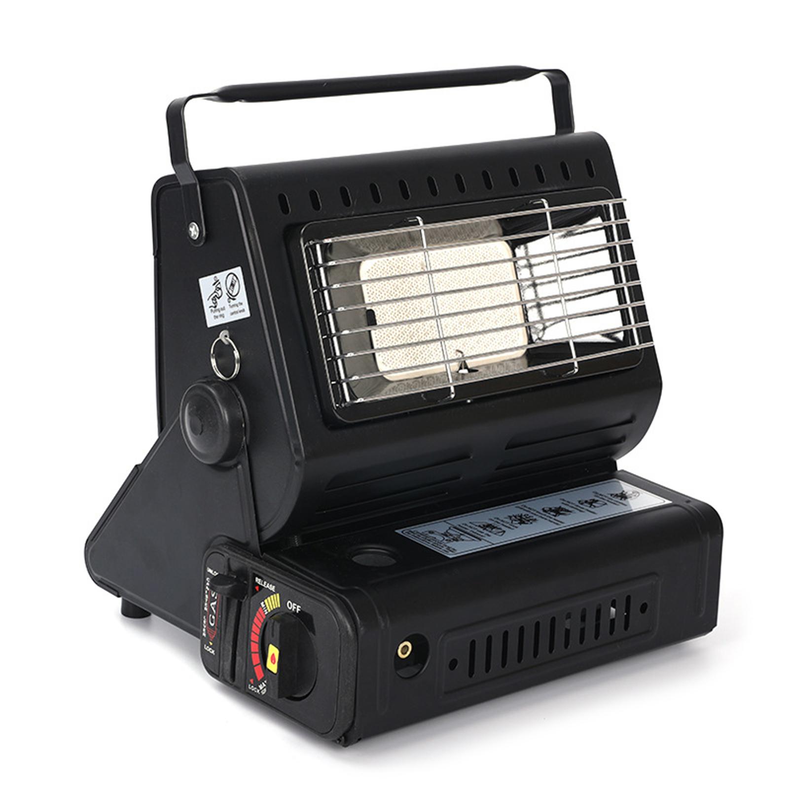 

Портативный газовый обогреватель для кемпинга чёрный