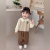 Kids Casual Long-Sleeve Set, Comfortable Daily Wear Outfits