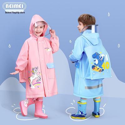 Children's Full-Body Waterproof Raincoat for Boys and Girls - Perfect for Kindergarten and School Students