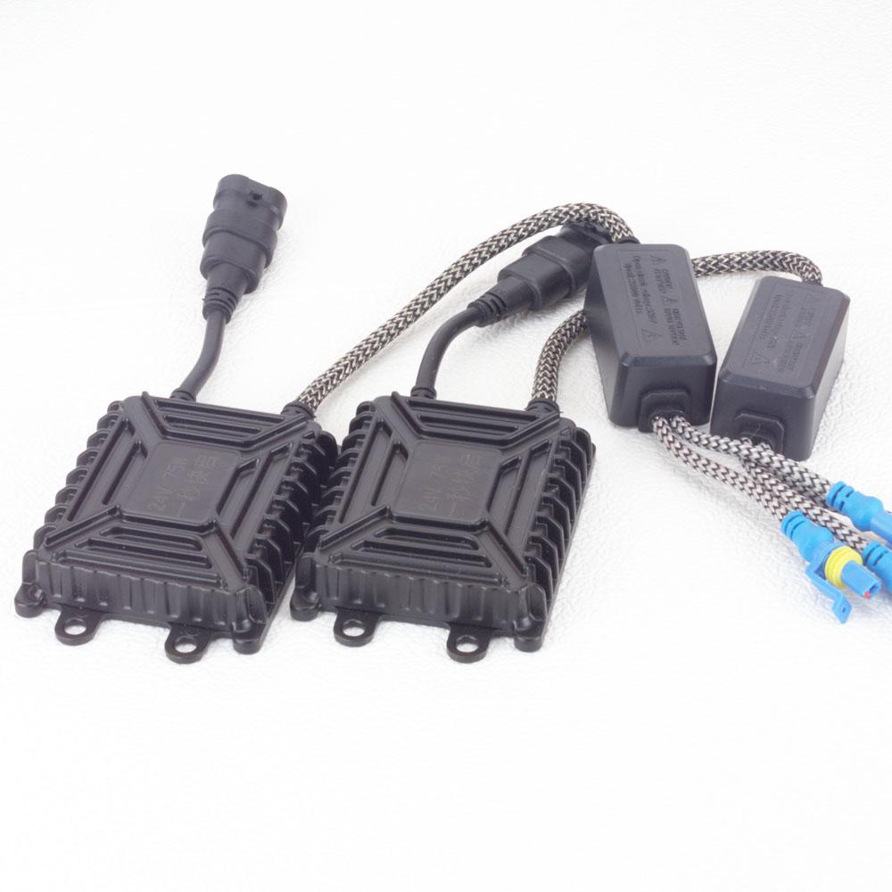 Cheap 24V 75W Ballast kit HID H4 Xenon Light bulb For Truck H1 H3 H7