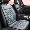 12V Heated Car Seat Cushion 2 Levels of Temperature Adjustable Seat Mat Overheat Protection Rhombus Texture Auto Seat Pad