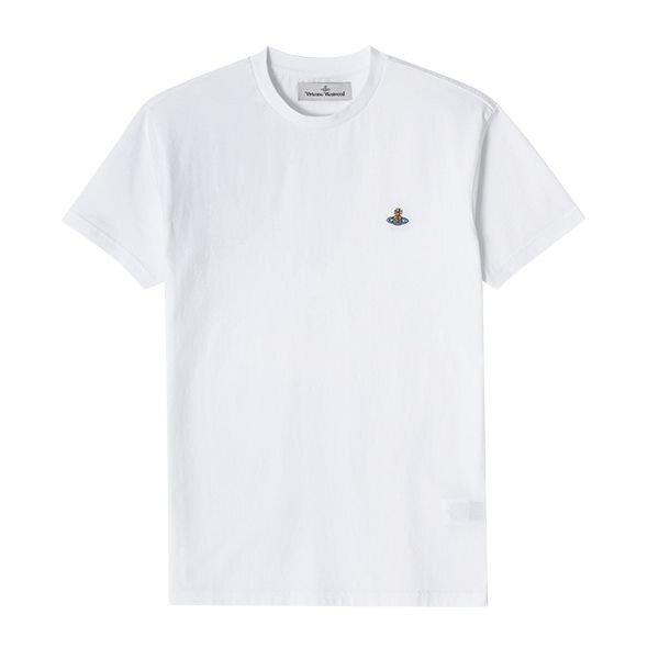 Vivienne Westwood Galleria Vivienne Westwood 3g010013 J001m A401 Orb Logo Embroidery Public Short Sleeve Tee