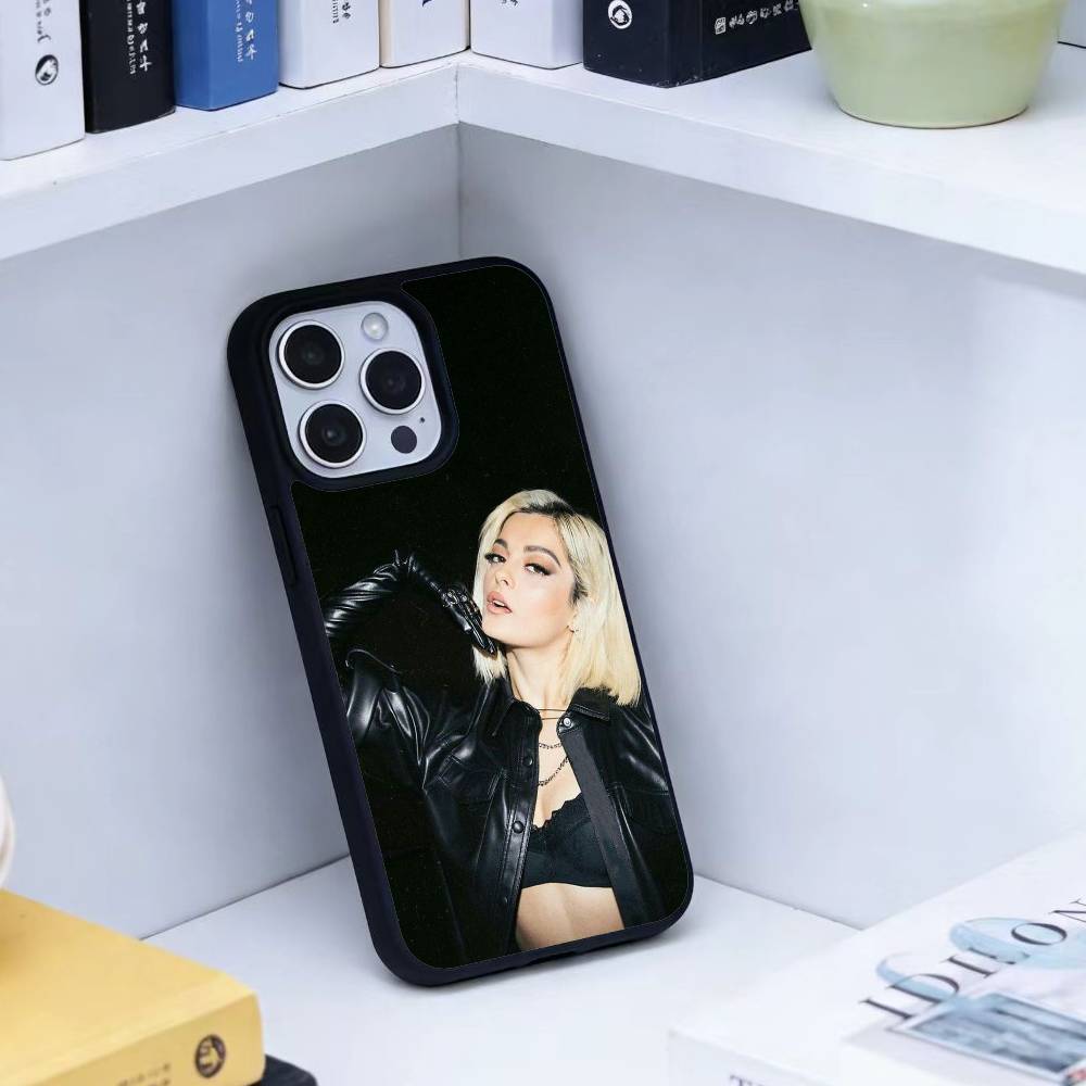 

Singer-Bebe R-Rexha Phone Case For iPhone17,16,15,14,13 Plus,Pro Max Magnetic For Magsafe Wireless Charging iPhone11PROMAX