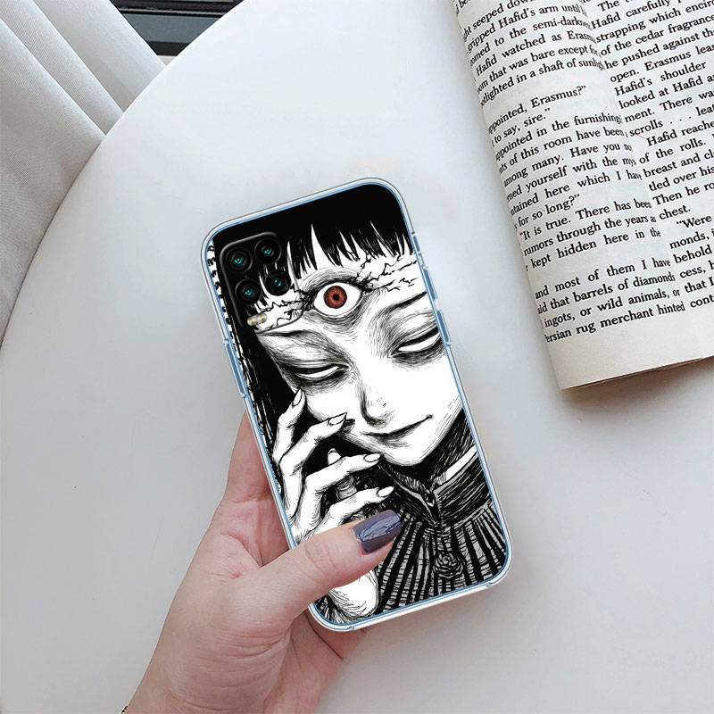 IR15 Junji Ito Tomie Case for Motorola E22S E7 G6 G7 G8 G9 Plus Power Play G10 G20 G04 E30 E40 E22 E20 E13 E15 G22 G23 G05 G75 G35 G55