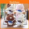 Adorable Plush Bear Keychain Cute Cartoon Animal Toy Soft Bag Charm Accessory