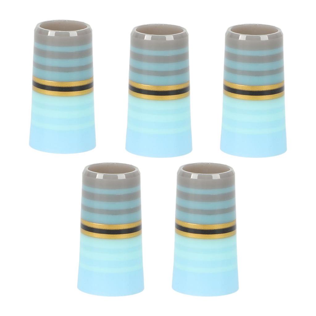 5x Golf Sleeve Ferrules for Taper Tip Iron Wedge Golf Accessories Cover Fit 0.370'' Parallel Shaft Supplies Golf Ferrules