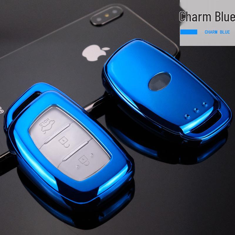 

Hyundai Sonata Key Remote TPU Protective Shell PE Bag Package, No Keychain Included