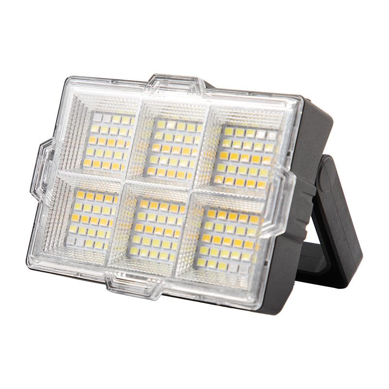 Portable Outdoor Full-Screen Handheld Lamp: Long Battery, Rainproof, Multifunctional Camping Light