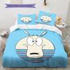 Rocko2 Pattern Bedding Quilt Set  Home Decoration  Gift (1 * duvet cover + 2 * pillowcase  without core)