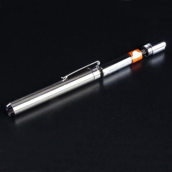 Portable Stainless Steel LED Flashlight Mini Home Medical Outdoor Torch Lamp