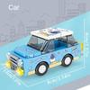 Different Kinds Small Particle Building Blocks for City Vehicles, Cars, Cranes, Fire Trucks, Puzzle Toys, Holiday Gifts for Boys