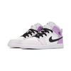 Air Jordan 1 Mid PS Barely Grape Kids Sneakers Purple Black White DQ8424-501