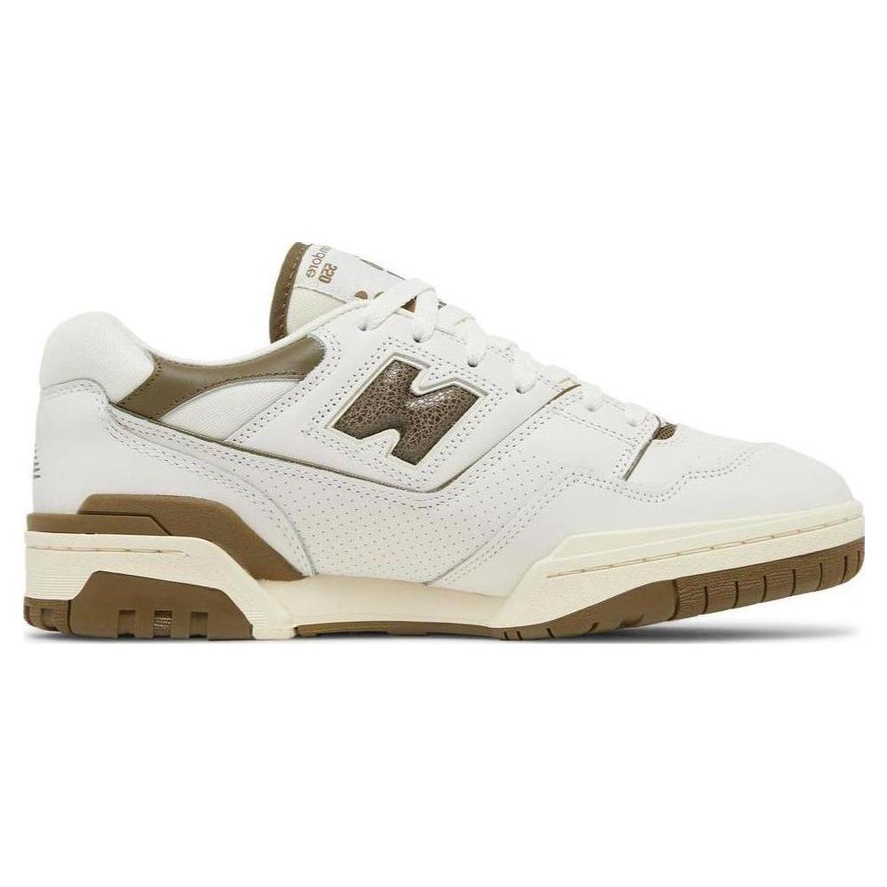 Aimé Leon Dore X New Balance 550 Olive Unisex Sneakers White BB550AD1