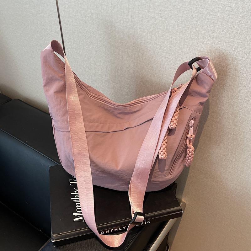 Dumpling bag new fashionable large capacity lightweight literary travel backpack nylon messenger bag