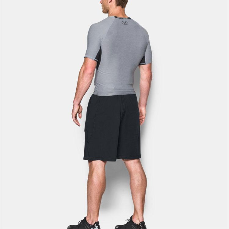 Under Armour Casual Sports Basketball Running Quick-Dry Fitted Shorts Men Shorts Black 1253527-001