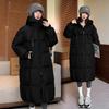 Winter Medium and Long Thickened Cotton-padded Jacket Women's New Coat Loose Cotton-padded Jacket Cold and Warm Cotton-padded Jacket Tide