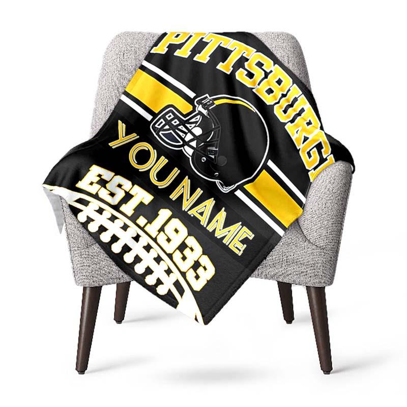 Football Fans Customize Your Name Blanket Warm Comfortable And Soft Blankets Are Suitable For Home Chairs Office Sofas Sofas Office Camping And Gifts