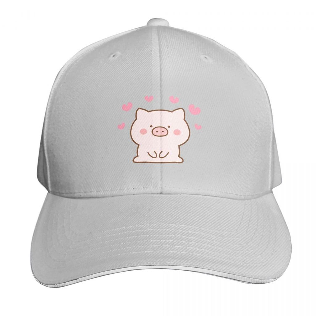 Lots Of Little Hearts Pig Emoticon Cap Fashion Casual Baseball Caps Adjustable Hat Hip Hop Summer Unisex Baseball Hats