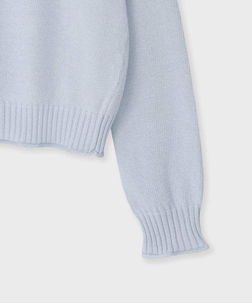 FALLETT Story Logo Embroidered Knit Sky Blue