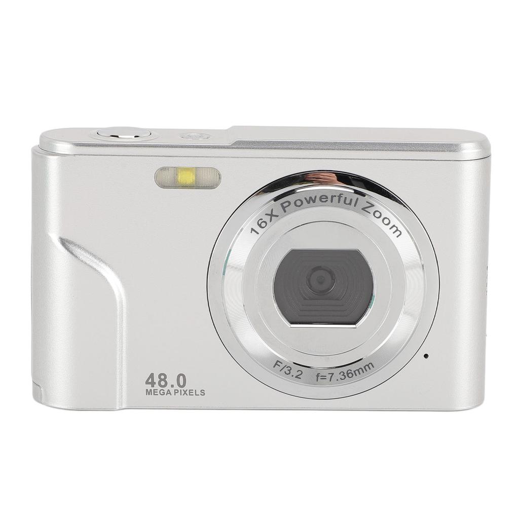 1080P Digital Camera for Kids Adults 48MP   Camera with 16X Digital Zoom 2.4 Inch   Display Compact Point and Shoot Camera Anti Shake