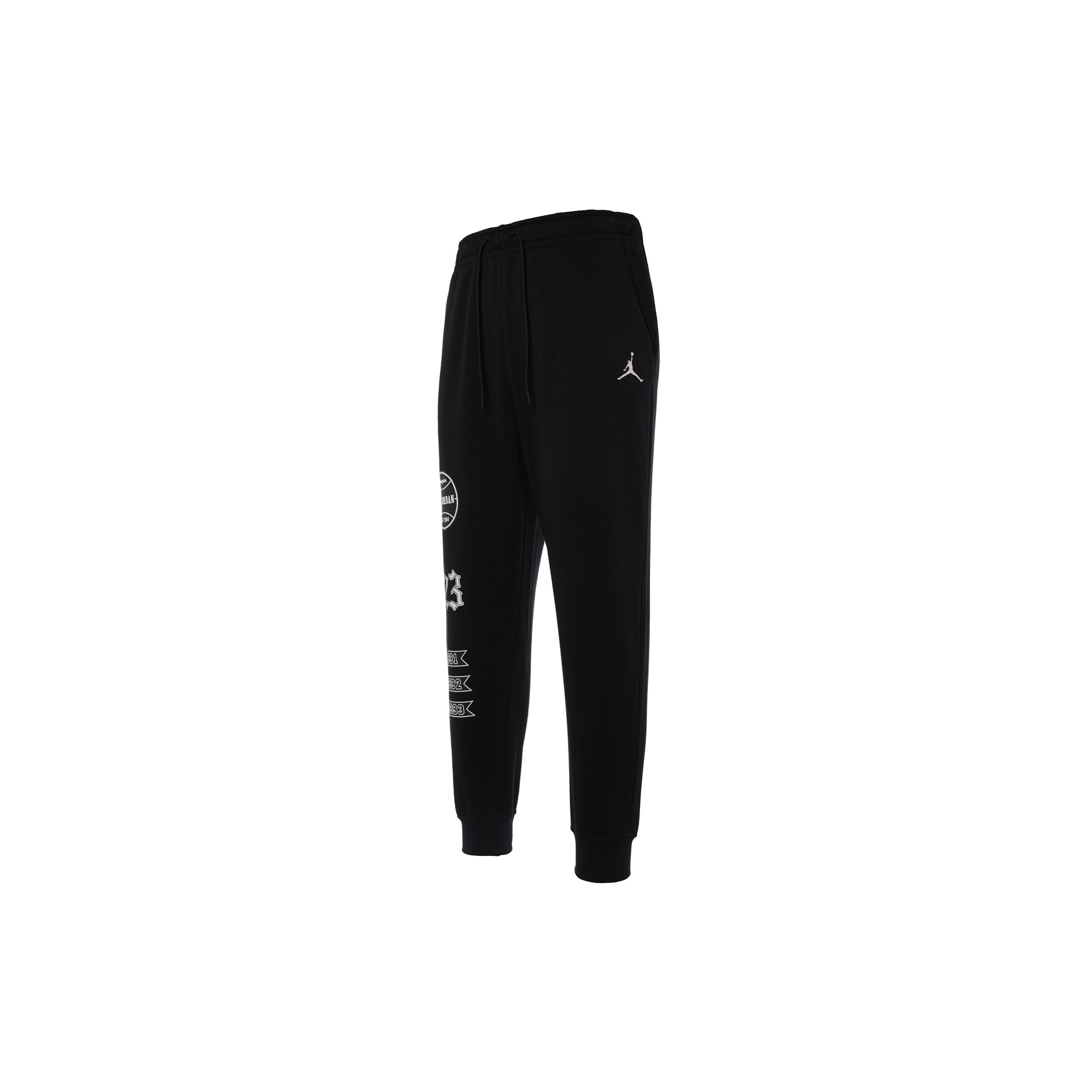 

Мужские повседневные трикотажные брюки Jordan Printed Lace-Up Jogger, черные, FN4620-010 S