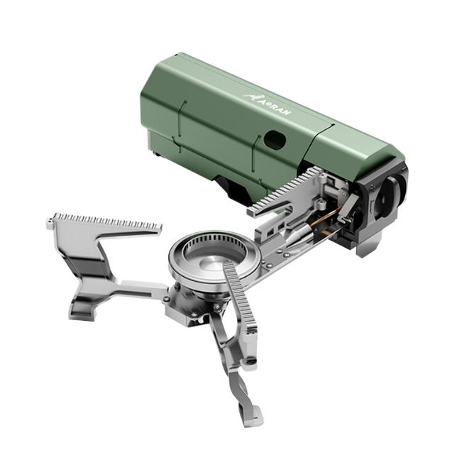 5800W outdoor stove windproof camping cookware set portable gas stove high-power fire picnic stove