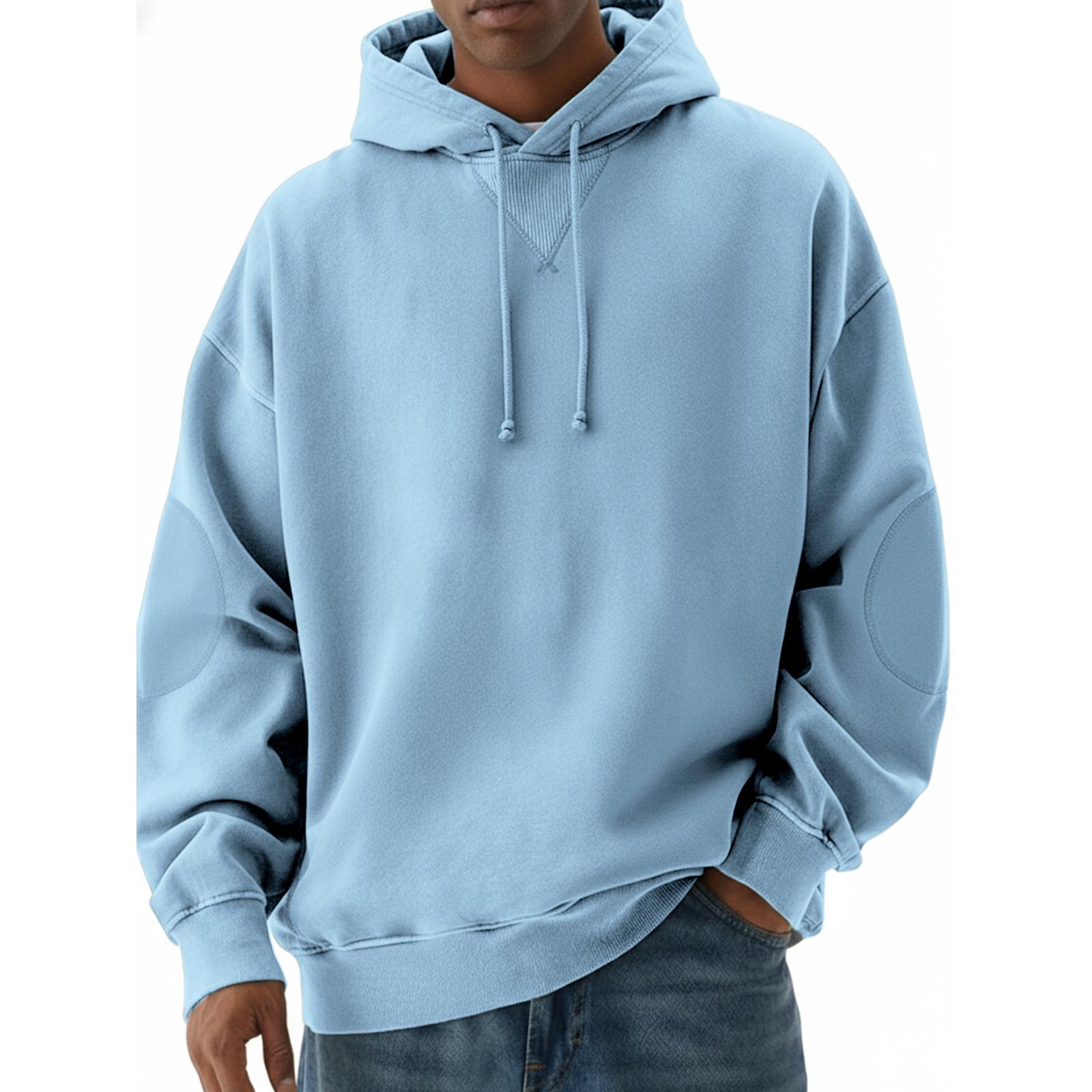 

Men s Leisure Sports Cross Pattern Pullover Hooded Pood Hoodie L