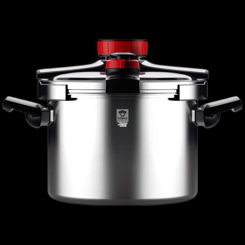 Kangbach 22cm 6L Dual-Gear Stainless Steel Pressure Cooker