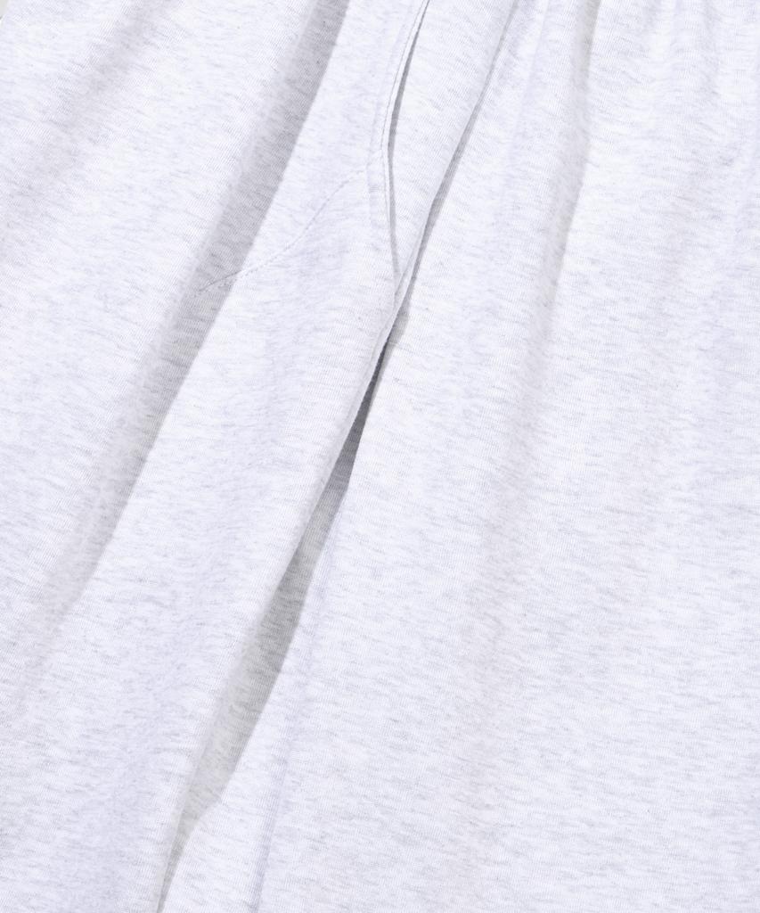 AGOD Side Tuck Sweat Bermuda Pants [White Melange]