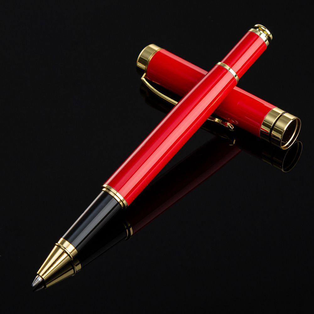 Writing Supplies Business Black Ink Roller Ballpoint Pen Roller Ball Pen Metal Pen Signature Pen
