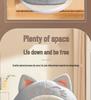 Winter Warm Half-Closed Cat Bed - All-Season, Dirt-Resistant, Secure, and Non-Collapsing.