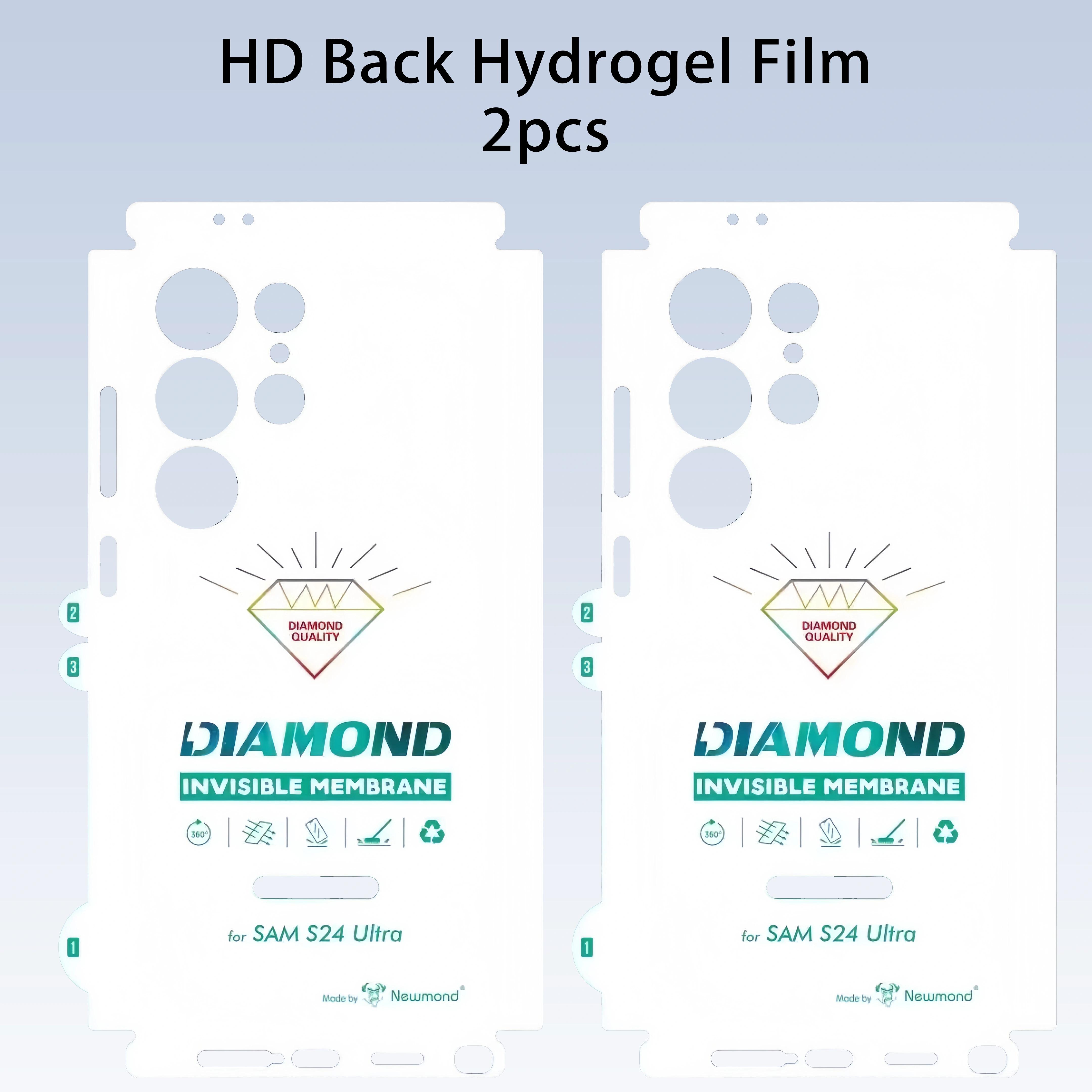 

2PCS Back Rear Sides Cover Hydrogel Film for Samsung Galaxy S25 S24 S23 S26 Ultra Plus Screen Protector Soft HD Clear Matte Film 2PCS&For Galaxy S26Ultra