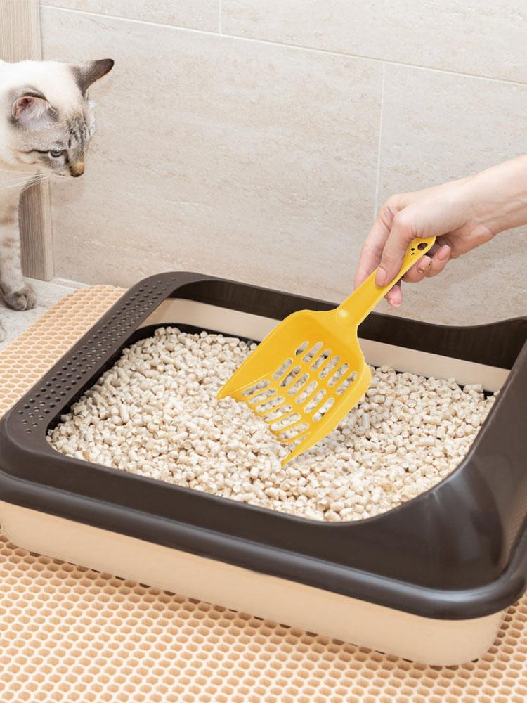 Cat Litter Scoop, Premium Cat Litter Shovel Poop Scooper with Fine Holes, Easy-to-Clean Durable Pet Cleaning Tool