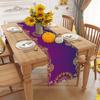 Jiudungs Linen Diwali Table Runner 72 Inches Long Diwali Table Cloth Diwali Table Decorations Diwali Decor Indian Diwali Decorations and Supplies for