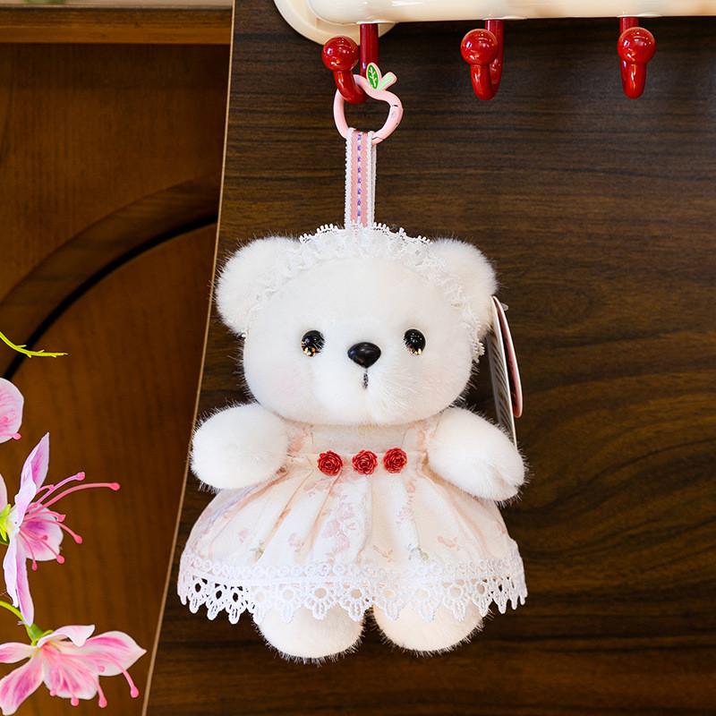 Cartoon Bunny Plush Keychain With Soft Fabric For Girls And Kids Gift