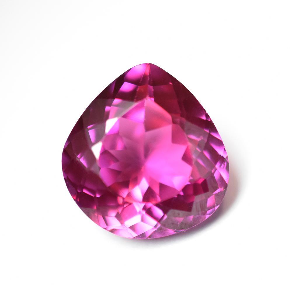 Rare Certified Pink Sapphire Natural Pear Cut 10.7 Ct Loose Gemstone