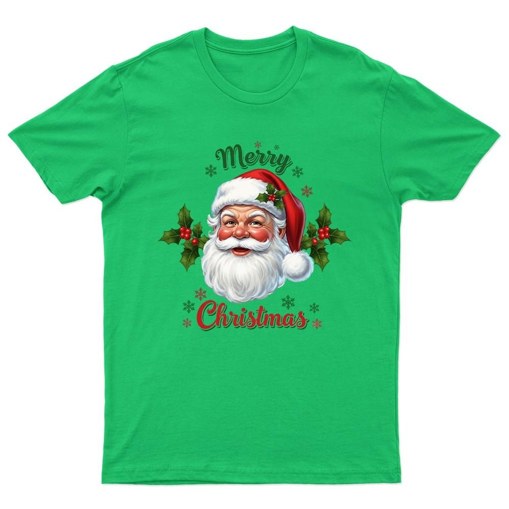 Merry Christmas Santa Claus TShirt Unisex Gift Retro Seasonal Funny Xmas S