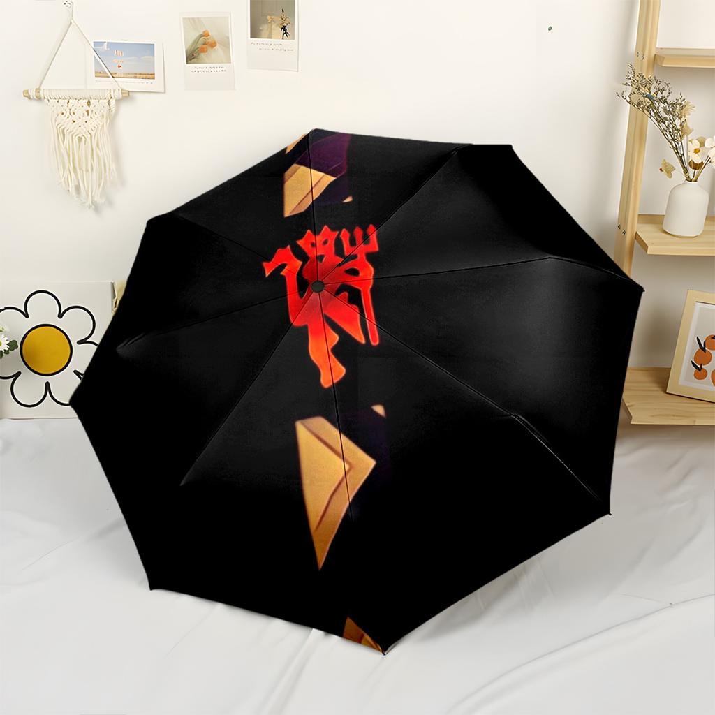 Manchester Automatic Umbrella Retractable Design with 8-Rib Durability Lightweight Travel Essential Elegant Women's Umbrella Best for Christmas