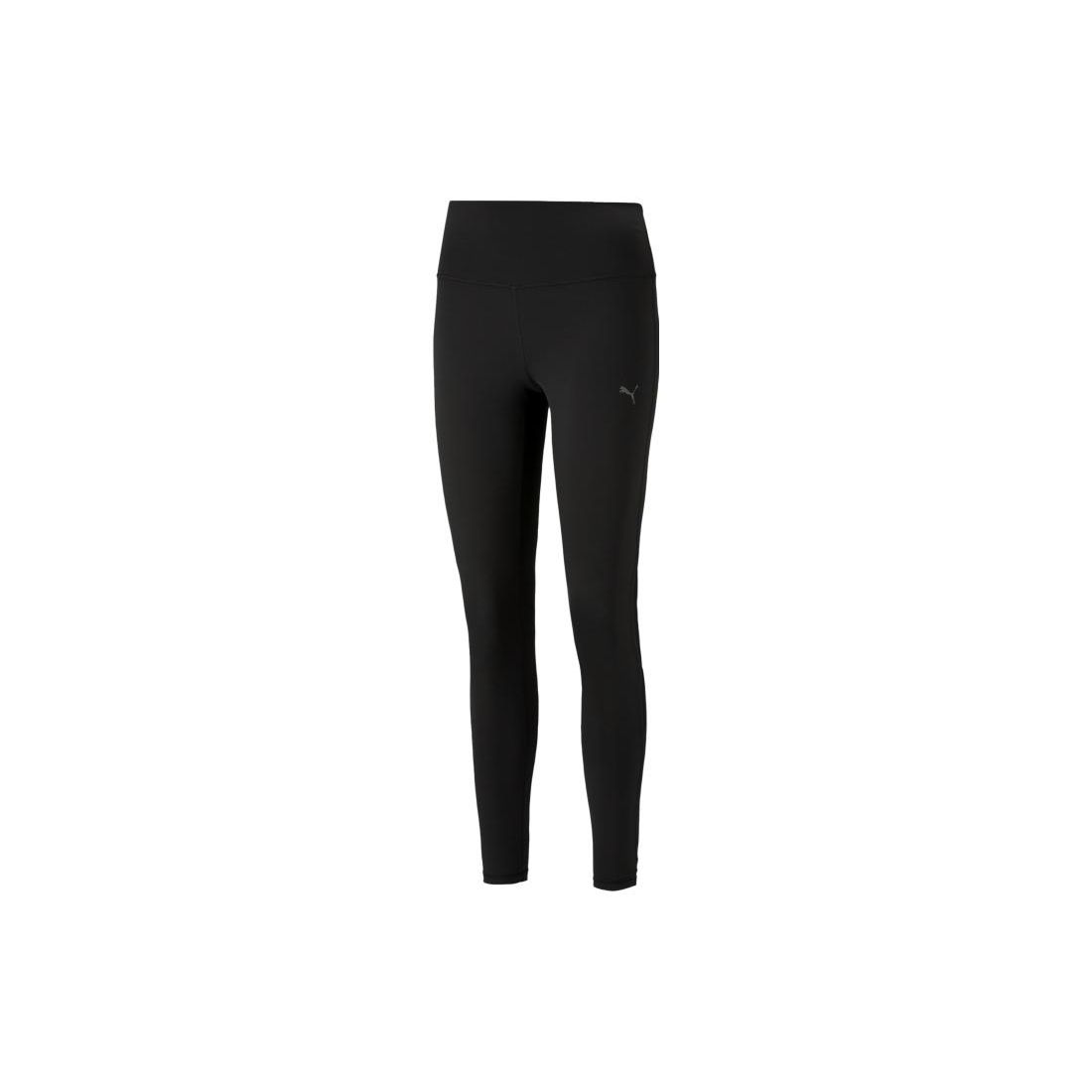 Puma Studio Ultrabare Trend Tight Solid Logo High Waist Fitness Pants Women bottoms Black 523637-01 L