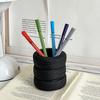 Portalápices con Forma de Neumático Apilado, Organizador de Escritorio Creativo, Soporte para Papelería para Pinceles de Maquillaje, Decoración de Oficina para Estudiantes