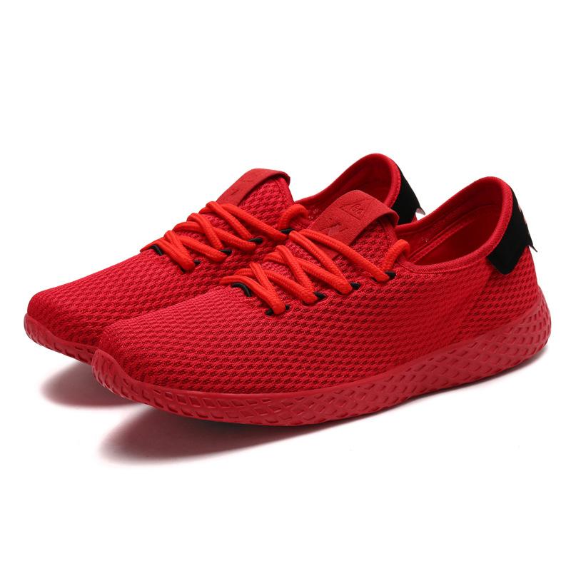 

2020 summer new versatile men s shoes breathable hollow letter white shoes casual running sports shoes 44