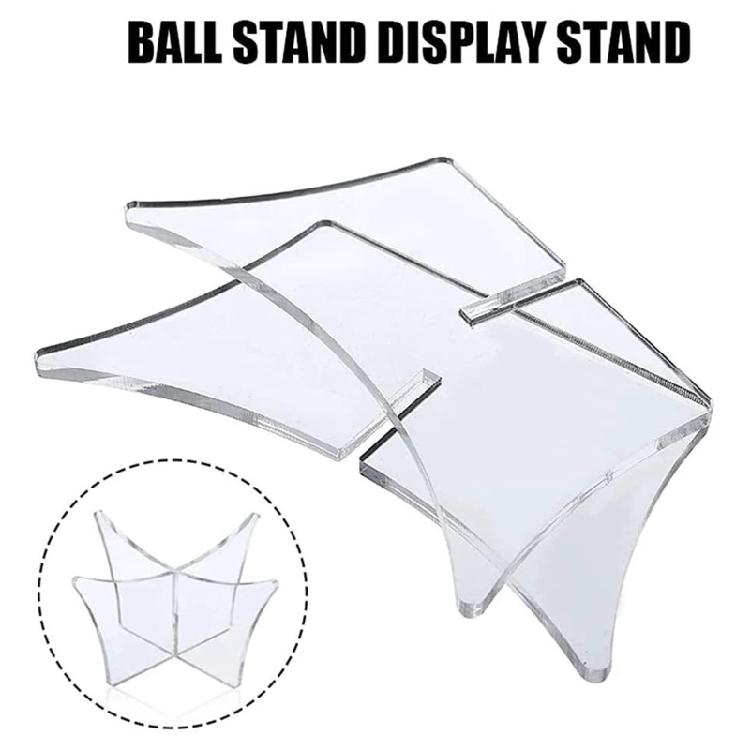 Autogramm Fußball Ausstellungsständer Ballhalter Klarer Acryl Stützsockel Gestell