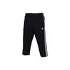 Adidas Essential 3-Stripes 3/4-Length Sports Pants Men Bottoms Black CG0770
