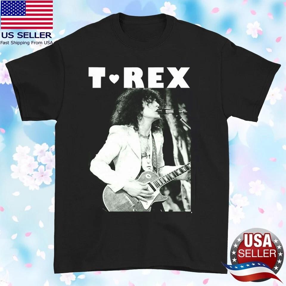 marc bolan T Rex Band black shirt Unisex All sizes XL