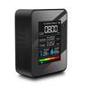 5 In 1 Digital Air Quality Monitor CO2 HCHO TVOC Humidity and Temperature Monitor CO2 Tester LCD Rechargeable