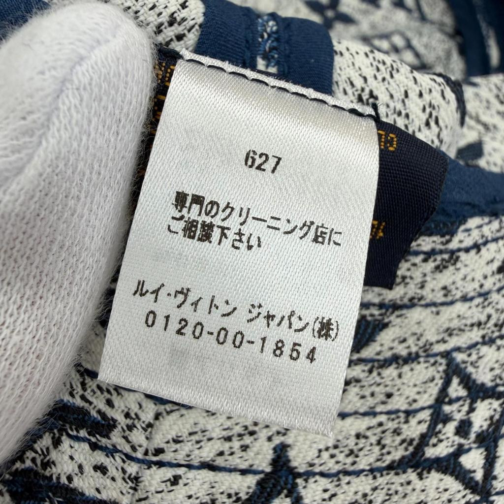 Excellent LOUIS VUITTON hat Monogram Bob Denim Hat Indigo blue Women S M77433 Used