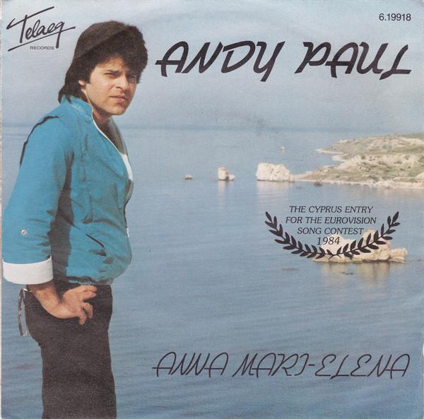 7inch Record ANDY PAUL - Anna Mari-Elena 619918 Telaeg Records 1984 Scandinavi Pop Used